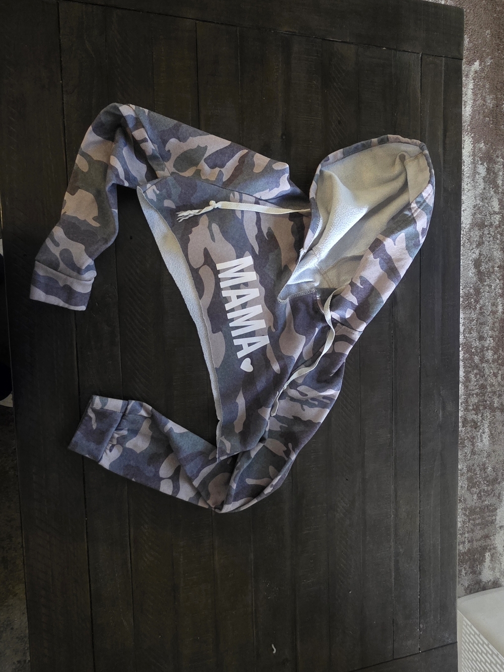 Camo Crop Hoodie